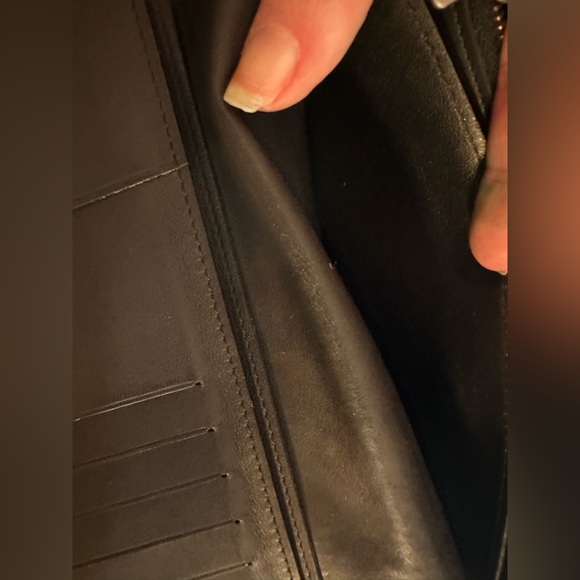 LOUIS VUITTON Wallet Passport Holder Damier Infini Portefeuille Brazza Bifold - Picture 8 of 9